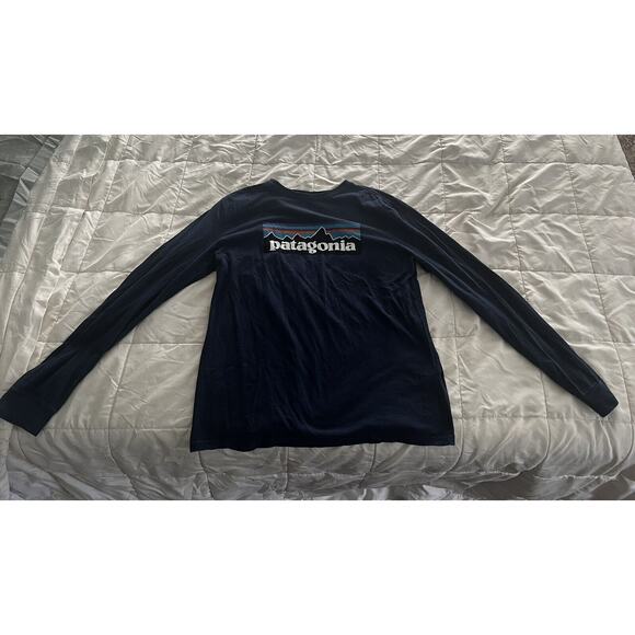 Patagonia Other - Patagonia Long Sleeve Blue Shirt Youth XXL 16-18 Gorpcore Boys Kidcore Cotton